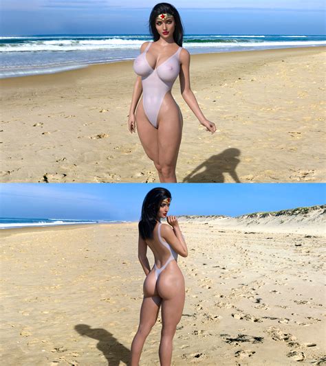 Rule 34 1girls 3d Amazon Ass Back View Big Breasts Big