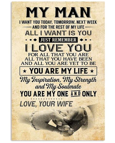 You are my king from the first day we met till today, i'm glad you have never stopped being my king.happy valentine's day my love. Perfect Gifts For Husband - To My Husband Poster in 2020 | Love you quotes for him husband, Love ...