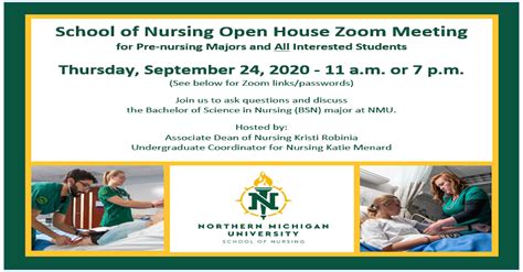 Nursing Program Hosts Open House Via Zoom The North Wind