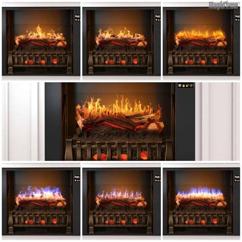 Magikflame 28 Inch Electric Holographic Fireplace Insert W Sound