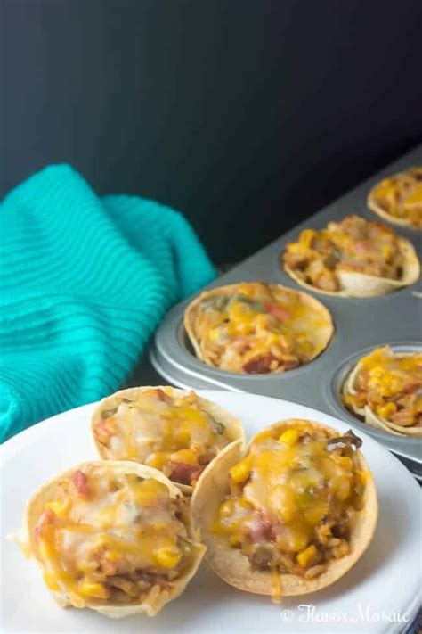 Tex Mex Jambalaya Taco Cups Are Spicy Appetizer Sized Bites Of Cajun