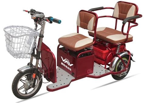 48v20a 350w Powered Electric Tricycles For Adults 2 Seat Electric