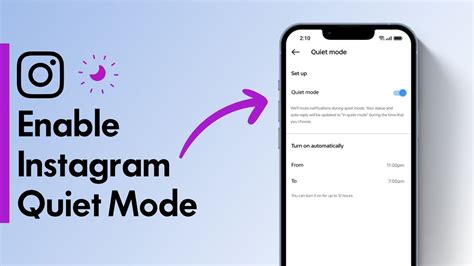 How To Turn On Or Off Instagrams Quiet Mode On Iphone And Android