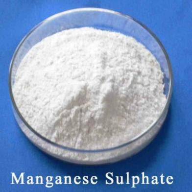 Most of the minerals in animal diets come directly from plants or indirectly from animal origin. Manganese Sulfate - A Slow, Water Soluble Product