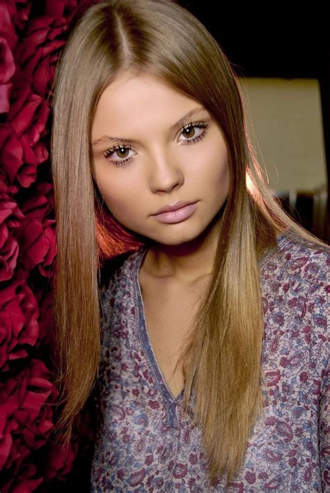 Magdalena Frackowiak Perfect Hair Color Light Brown Hair Straight