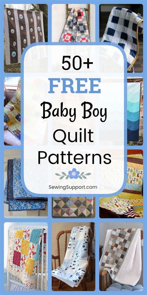 Free Quilt Patterns For Baby Boys 50 Free Baby Boy Quilt Patterns