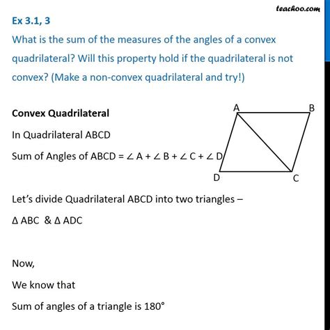 Question 2 What Is The Sum Of Angles Of A Convex Quadrilateral