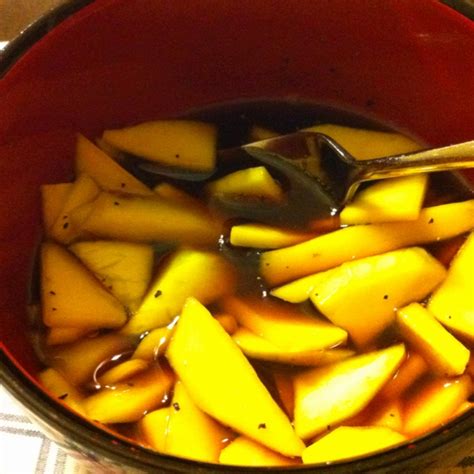 Green Mango Shoyu Vinegar Black Pepper Pickling Recipes Pickle