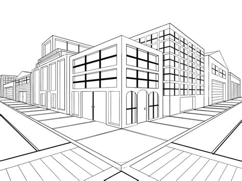 Street Perspective Drawing At Explore Collection