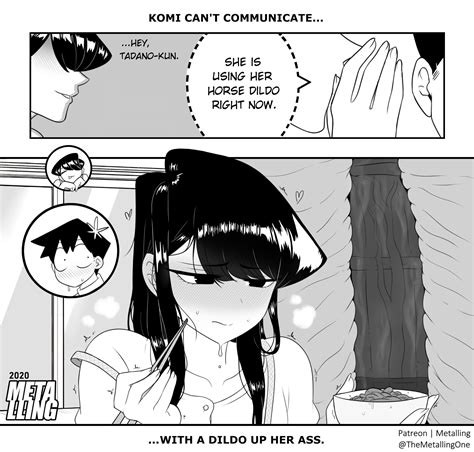 Komi Can T Communicate With A Dildo Up Her Embarrassed