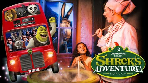 Shreks Adventure London Complete Walk Through Of Attraction Youtube