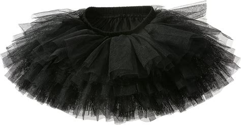Baby Girls Tutu Skirt Toddler 6 Layered Tulle Tutus 1 8t Black Size