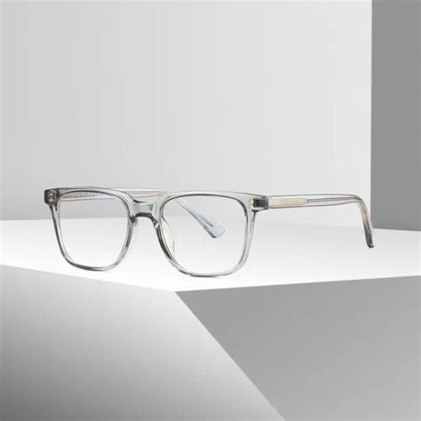 Zenni Tr 90 Rectangle Clear Eyeglasses Progressive Transparency Glasses Frame Prescription