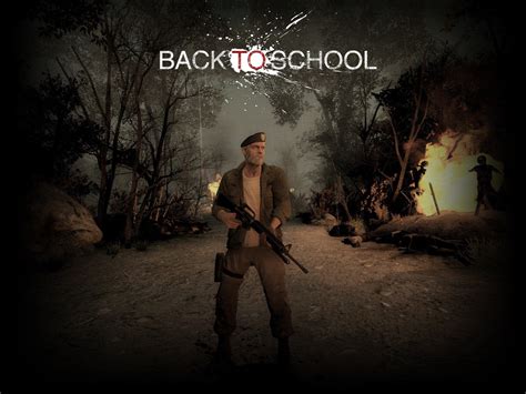 Found on the left 4 dead 2 theme song video. Left 4 Dead 2, Back To School, Game Mod, Weapon, Rifles, Left 4 Dead HD Wallpapers / Desktop and ...