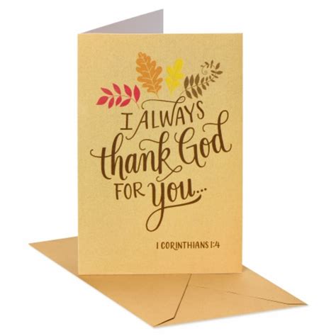 American Greetings Religious Thank You Card Thank God 1 Ct1 Bakers
