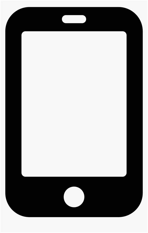 Cellphone Icon Png Mobile White Icon Png Transparent