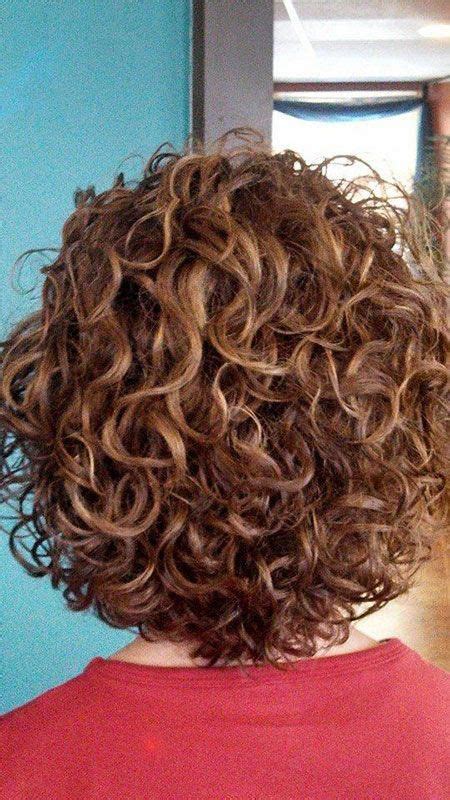 Spiral Perm Short Hair Curlyhair Short Permed Hair Spiral Perm