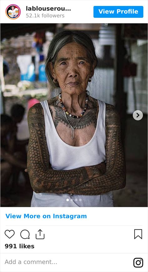 This 103 Year Old Filipino Woman Is Trying To Keep This Ancient Tattoo