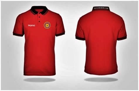 Maybe you would like to learn more about one of these? Baju Olah Raga Berkerah Merah Kombinasi Kuning : Polo ...