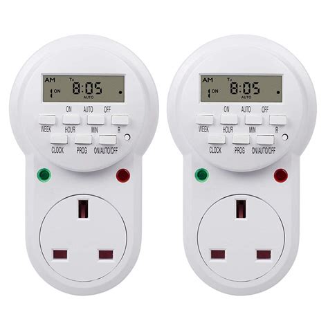 Hbn Weekly Programmable Electronic Plug In Digital Timer With Lcd