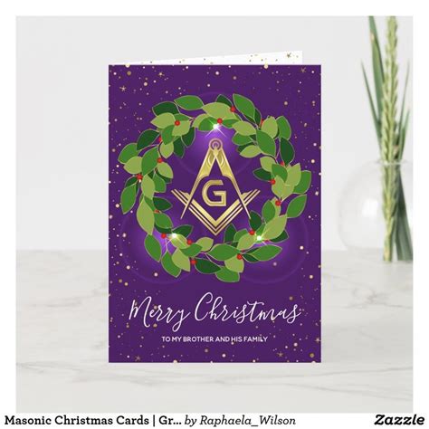 Masonic Christmas Cards Grand Lodge Holiday Christmas