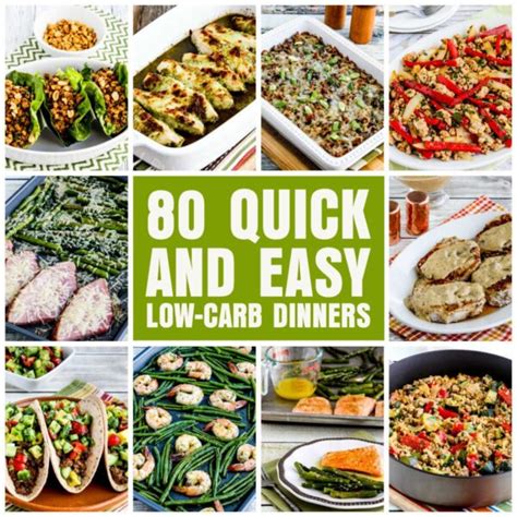 80 Quick And Easy Low Carb Dinners Kalyns Kitchen