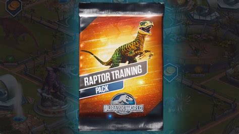 Raptor Training Pack Jurassic World The Game Youtube