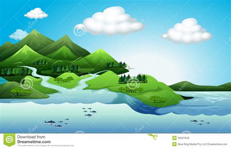 Land And Water Resources Royalty Free Stock Images Image