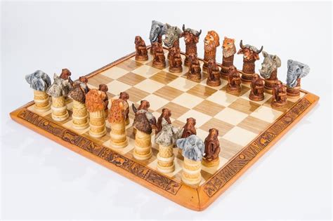 Wild Animal Chess Set Vanlifesandiego