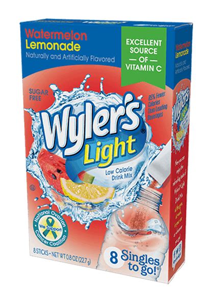 Wylers Light Singles To Go Watermelon Lemonade 12×8 Pacific Distribution