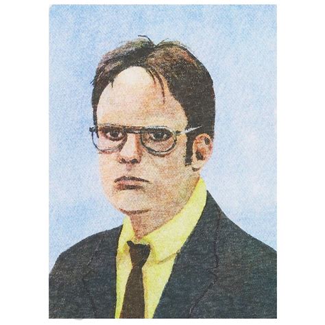 Dwight Schrute Painting The Office By Paulyh Redbubble
