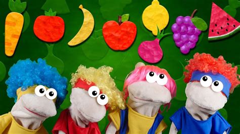 Yummy Fruits And Vegetables With Puppets D Billions Kids Songs