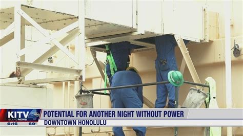 Downtown Honolulu Likely To Remain Without Power Overnight As Crews