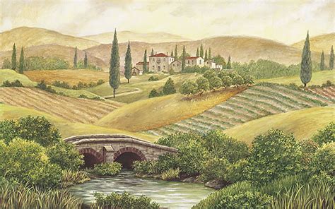 Tuscany Scene Mural 252 72028