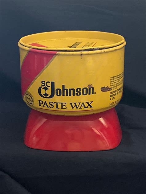 Vtg Discontinued Sc Johnson Paste Wax Original Formula Long Etsy