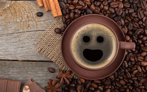 Coffee Face Smile Wallpapers Hd Happy Cup Of Coffee 365904 Hd