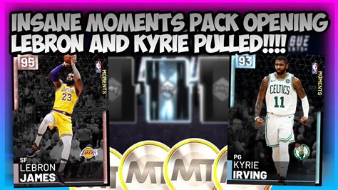 Nba2k19 Insane Moments Pack Opening We Pulled Diamond Kyrie And