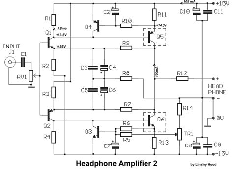 Headphone Class A Amplifier Circuit Diagram And Instructions