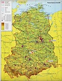 Former East Germany Map