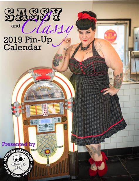 2019 Sassy And Classy Pin Up Calendar