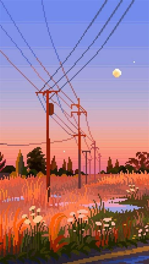 Sunset Pixel Art 2022 By Moertel 135×270 Pixels Artofit