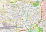 Stadtplan von Cottbus | Detaillierte gedruckte Karten von Cottbus ...