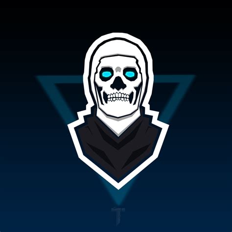 Skull Trooper Mascot Logo Skin Logo Skull Artwork Game Logo