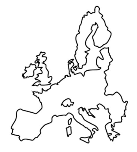 Dibujos De Mapa De Europa Para Colorear Para Colorear Pintar E