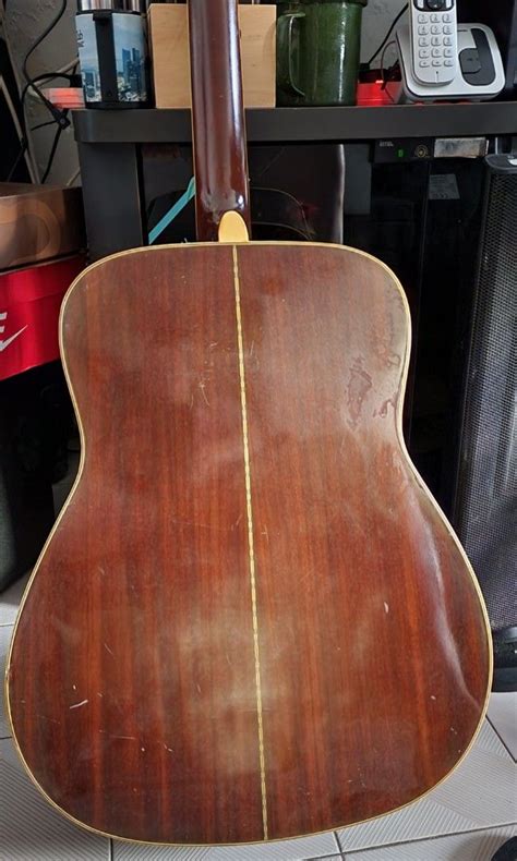 Vintage Yamaha FG430 Acoustic Guitar Naturally Relic 興趣及遊戲 音樂樂器 配件