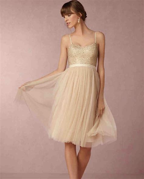 Gold Bridesmaid Dresses Martha Stewart Weddings