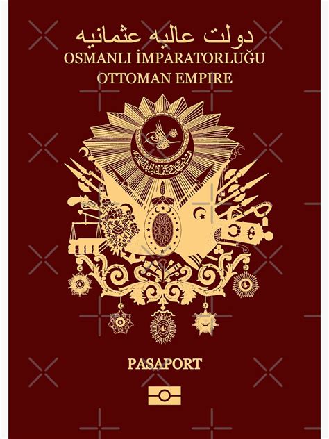 ottoman empire passport sticker for sale by hakvs redbubble
