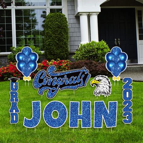 Personalized Graduation Yard Sign Letters 18 Custom Etsy