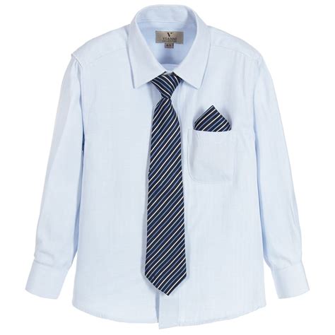 Finer details will require using fewer strands at a time to accomplish the effect desired. Romano - Boys Blue Shirt, Pocket Square & Tie | Childrensalon