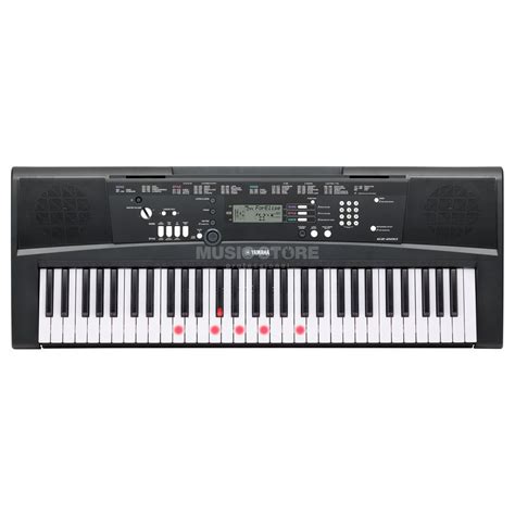 Sounds like a lot of keyboards, but the principle behind the layout of keys on every piano › get more: Yamaha EZ-220 61 Note Portable Keyboard | DV247 | en-GB